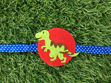 Load image into Gallery viewer, Dinosaur | Handmade Magnetic Felt Rakhi
