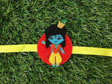 Load image into Gallery viewer, Little Kanha Krishanji | Handmade Magnetic Felt Rakhi
